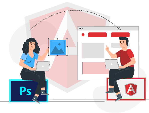 PSD to angularjs Development