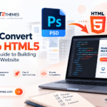 PSD to HTML5 conversion from Photoshop design to responsive website